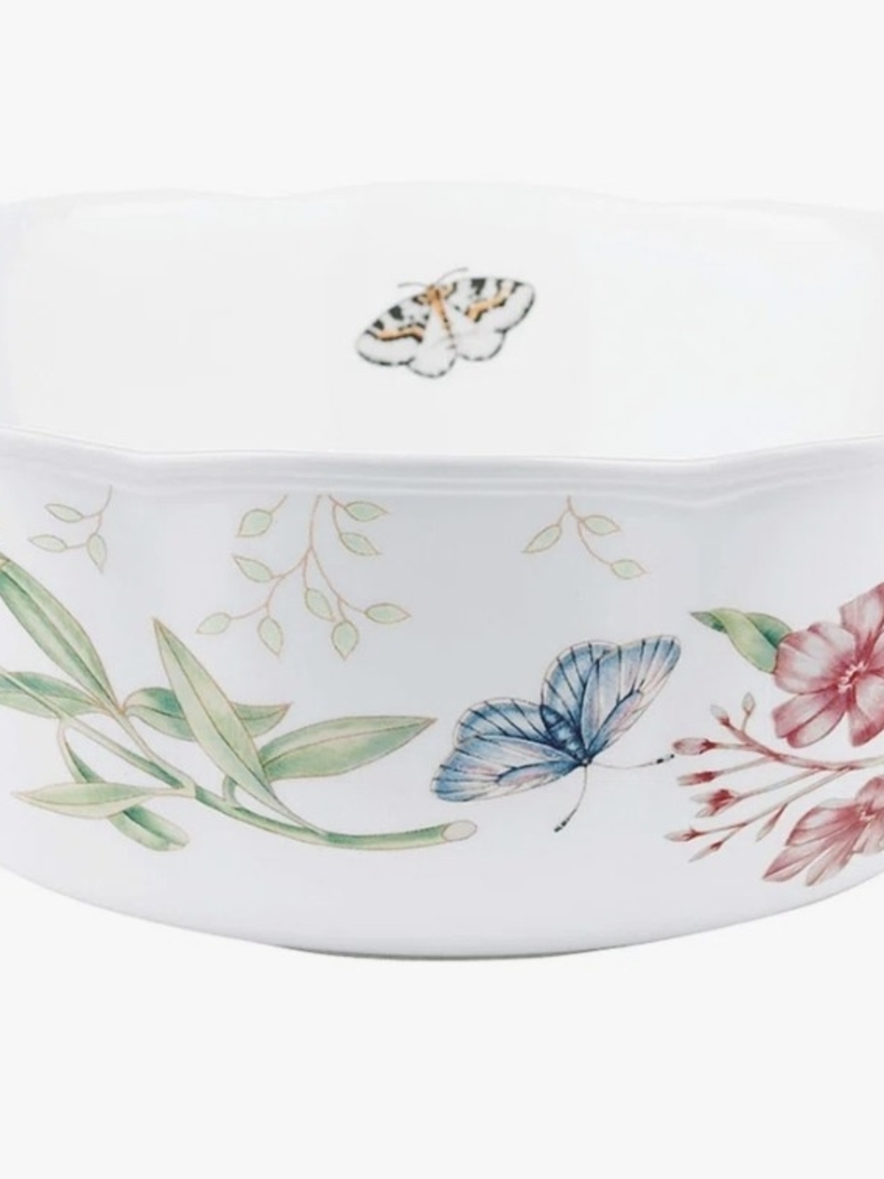 Lenox Heritage Butterfly Meadow Large Serving Bowl